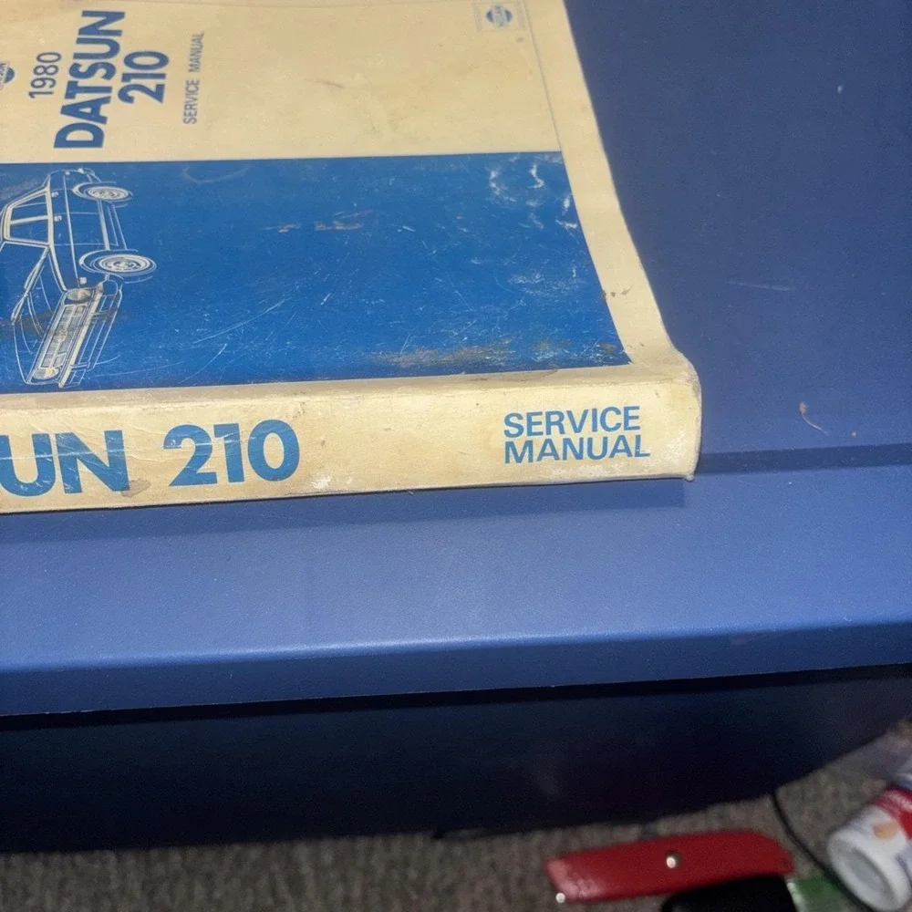 1980 Datsun 210 Factory Service Manual OEM Nissan Shop Repair Guide Original JDM